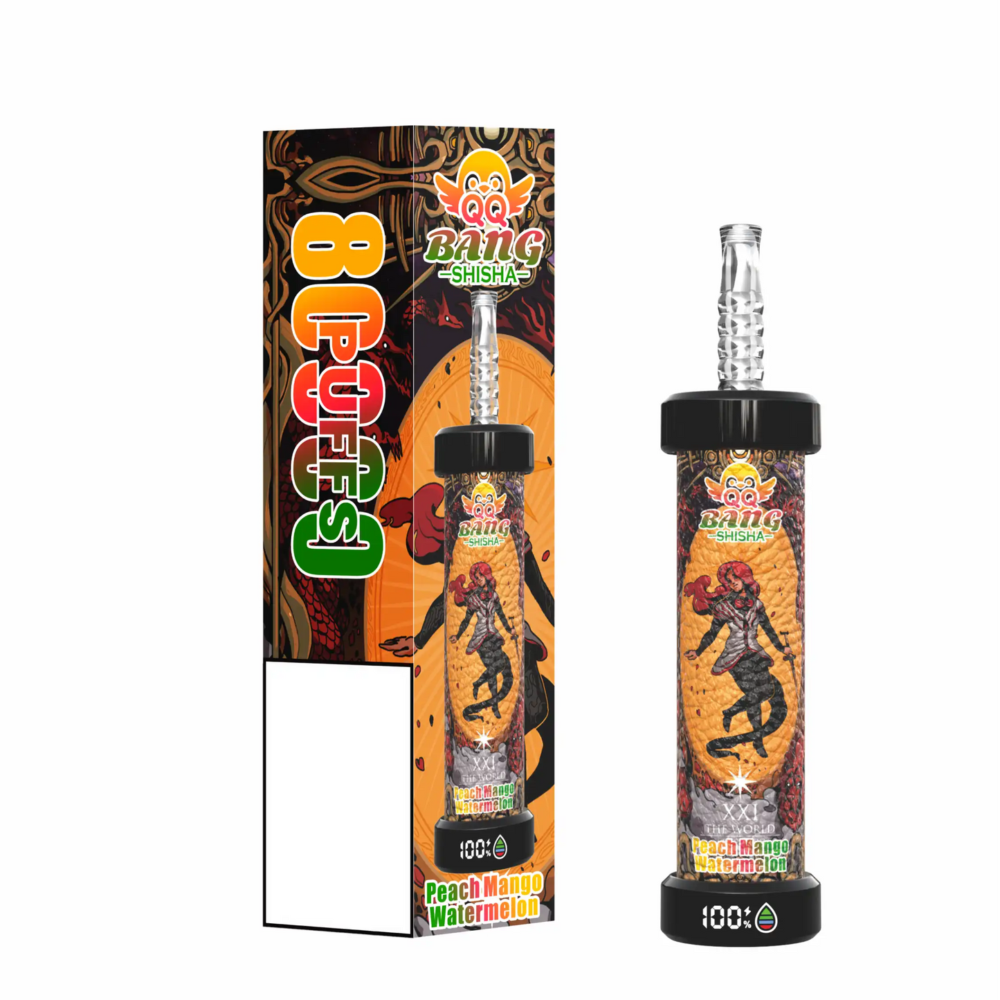 QQ BANG BLAZE 80K DKS051 80000 Puffs Shisha Disposable Vapes Smart Display Wholesale Bulk Buy