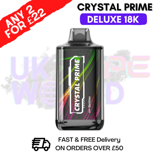 RAINBOW Crystal Prime Deluxe 18000 Puffs 18K PUFF