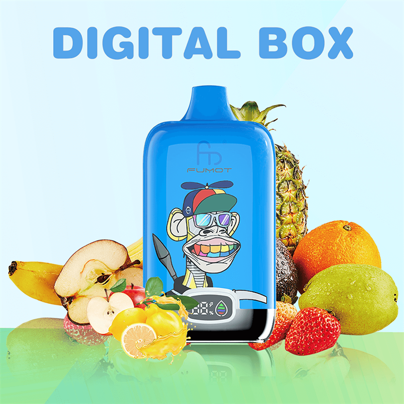 Randm Tornado Digital Box 12000 Züge Einweg-E-Zigarette mit LED-Bildschirm und Blitzlicht 