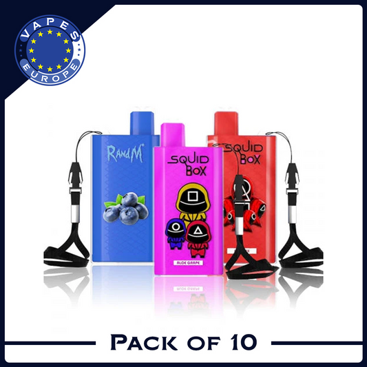 RANDM SQ Box 5200 Puffs Einweg-Vape-Riegel (10er-Packung)