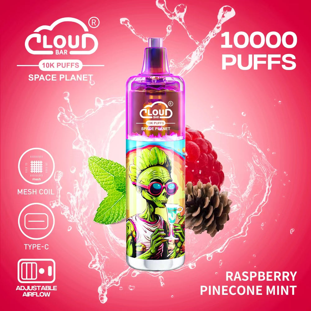 Cloud Bar Multi Flavor 10000 Puffs  5% Rechargeable Vapes Pen 18ml  650MAH 10 Flavors