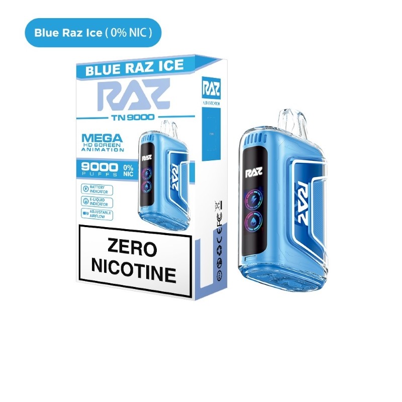 RAZ TN9000 Nikotinfreie Einweg-E-Zigarette 12 ml