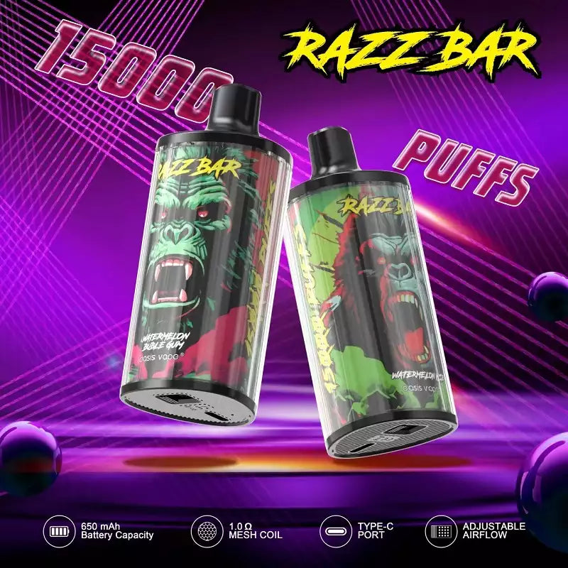 RAZZ BAR 15000 Puffs LCD Screen Bulk Buy Rechargeable Disposable Vapes Wholesale