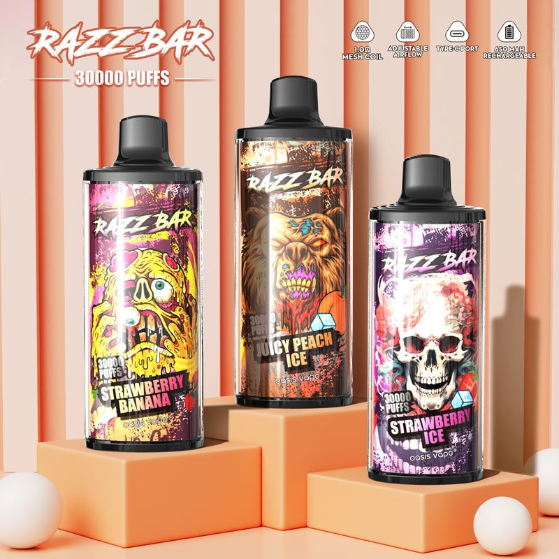 RAZZ BAR 30000 Züge Einweg-E-Zigarette Großhandel I Vape 30K Puff Vaper 650mAh 30ml 