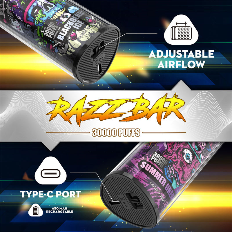 RAZZ BAR 30000 Züge Einweg-E-Zigarette Großhandel I Vape 30K Puff Vaper 650mAh 30ml 