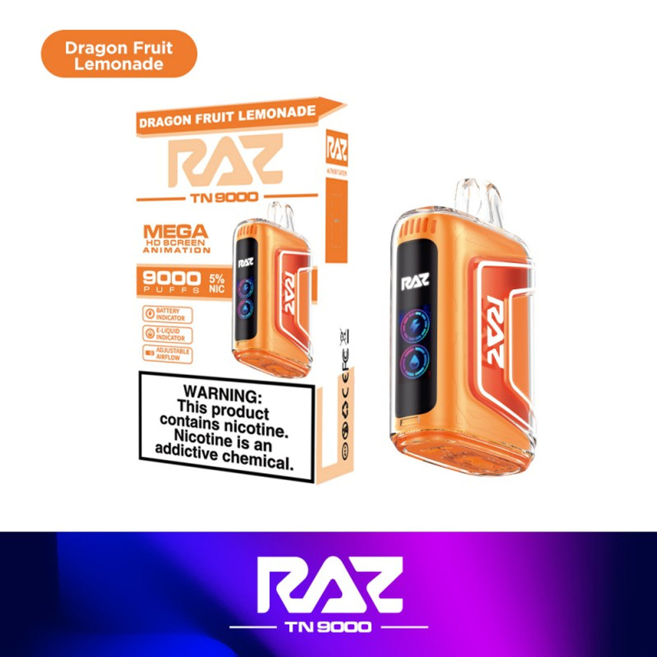 RAZ d TN9000 – Drachenfrucht-Zitrone