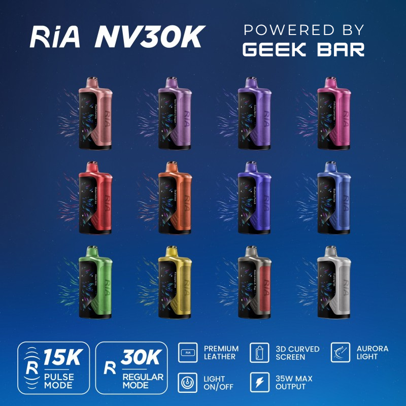 RIA NV30K By Geek Bar 30K Puff Einweg-E-Zigarette