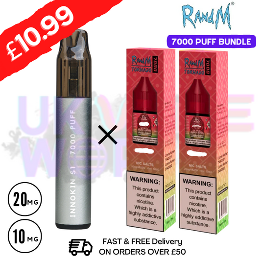 Rainbow - RandM Tornado 7000 Puff (Nachfüllpaket) Kit