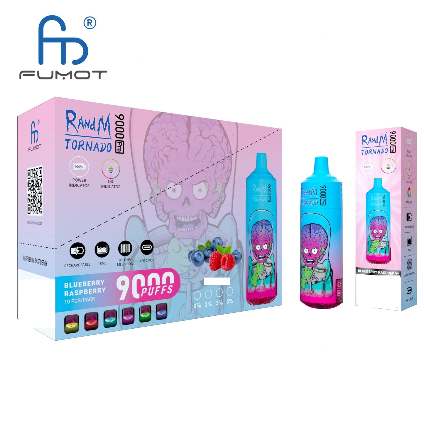 RandM Tornado 9000 PRO Puffs Disposable Vape