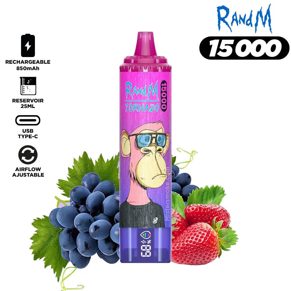 RandM Tornado 15000 Puffs Bulk Buy Rechargeable Disposable Vape Wholesale