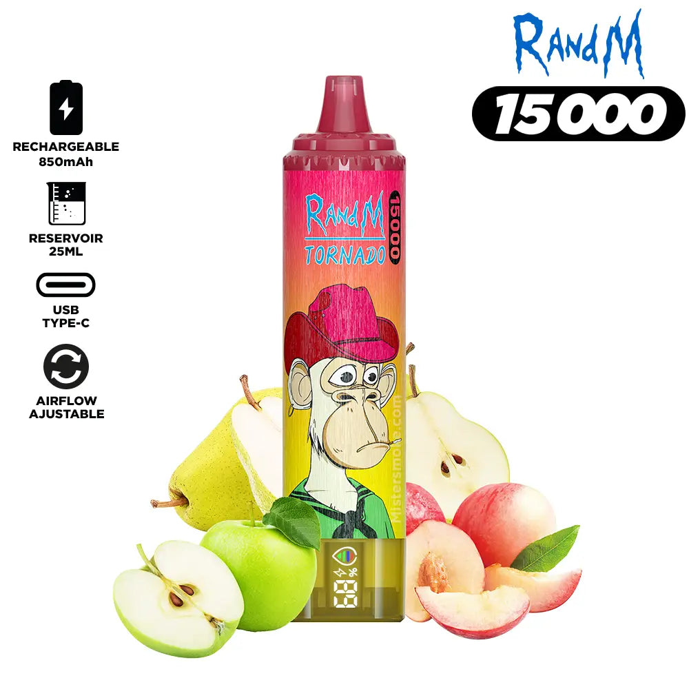 RandM Tornado 15000 Puffs Bulk Buy Rechargeable Disposable Vape Wholesale
