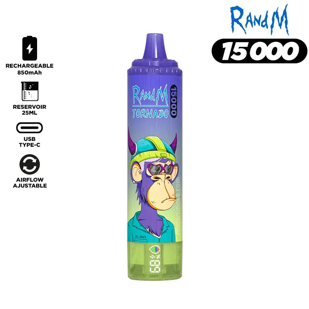 RandM Tornado 15000 Puffs Bulk Buy Rechargeable Disposable Vape Wholesale