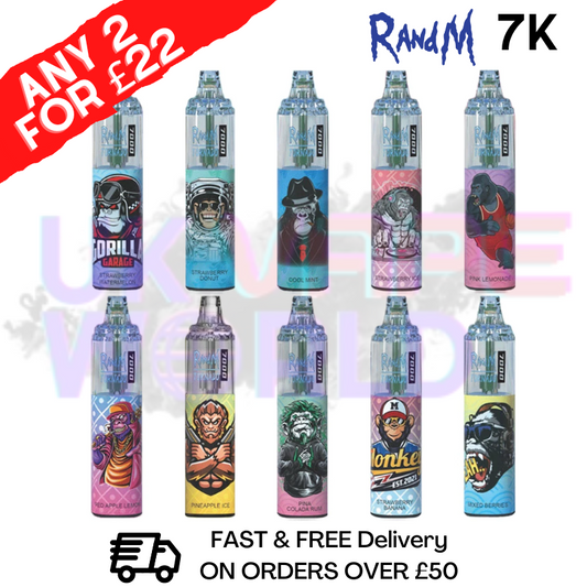 RandM Tornado 7000 7K Puff Bar Einweg