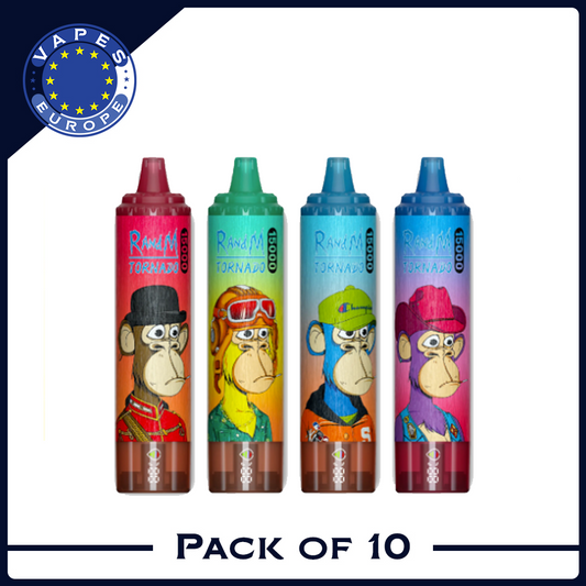 RandM Tornado 15000 Einweg-E-Zigarette (10er-Packung)