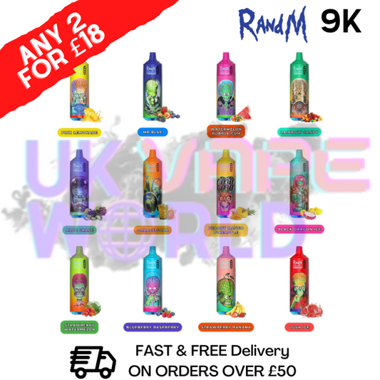 RandM Tornado 9000 Puff 9K Einweg-E-Zigarette