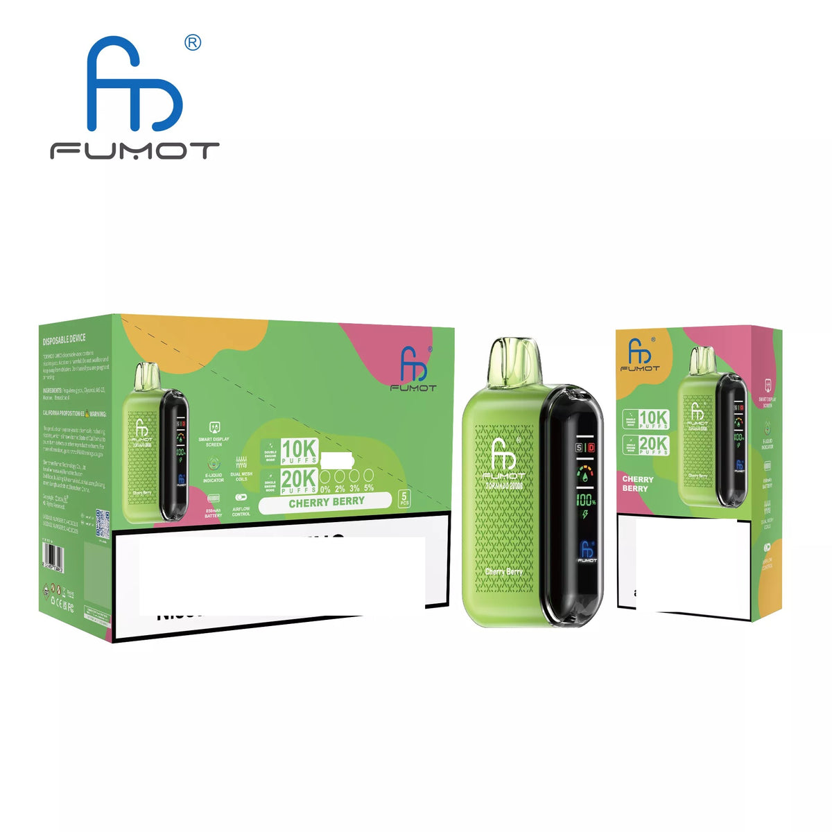RandM FUMOT TORNADO 20000 Puffs Digital Screen Bulk Buy Rechargeable Disposable Vapes Wholesale
