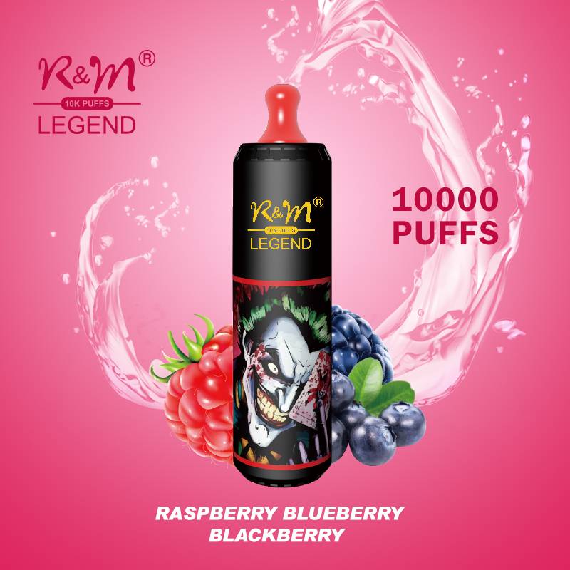 R&amp;M Vape 10000K Züge Einweg-E-Zigarette 20 ml 850 mAh 19 Geschmacksrichtungen Tragbares, stylisches und hochwertiges E-Liquid Pod-System inklusive Nikotin