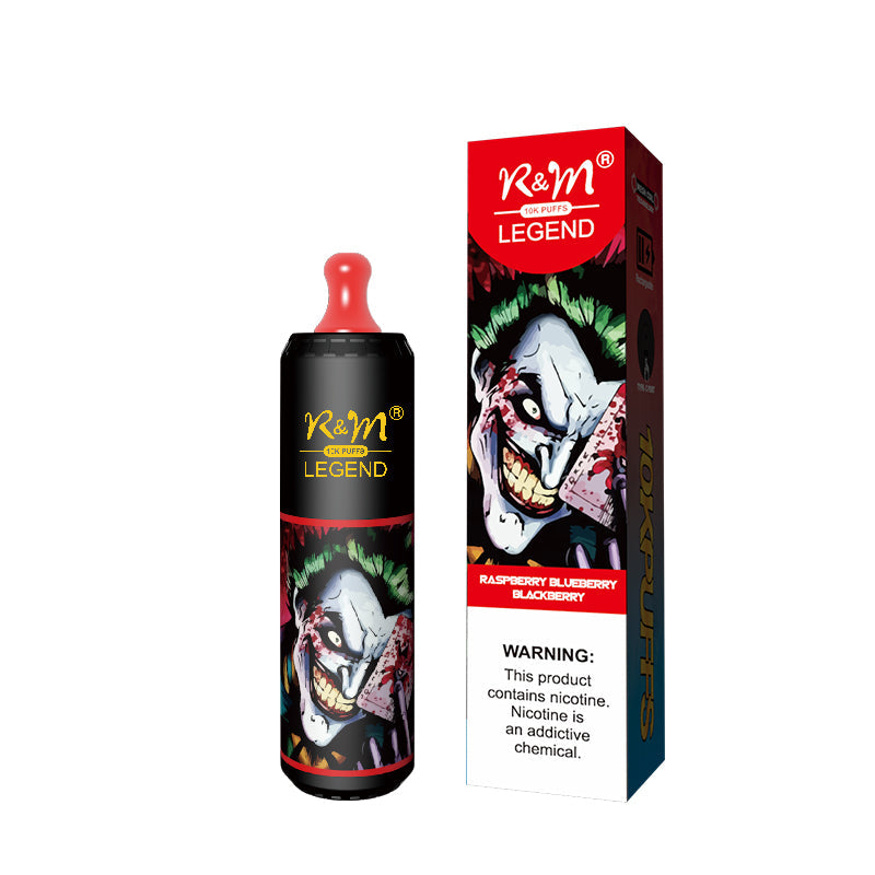 R&amp;M Vape 10000K Züge Einweg-E-Zigarette 20 ml 850 mAh 19 Geschmacksrichtungen Tragbares, stylisches und hochwertiges E-Liquid Pod-System inklusive Nikotin
