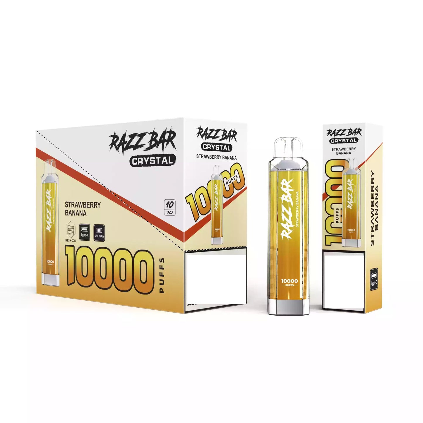RAZZ BAR CRYSTAL 10000 Puffs Wholesale Rechargeable Disposable Vapes Bulk Buy