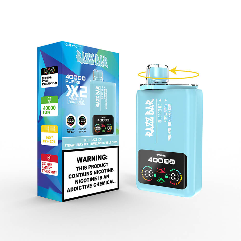 Razz Bar Dual flavors 40000 Puffs Disposable Vape In Sales