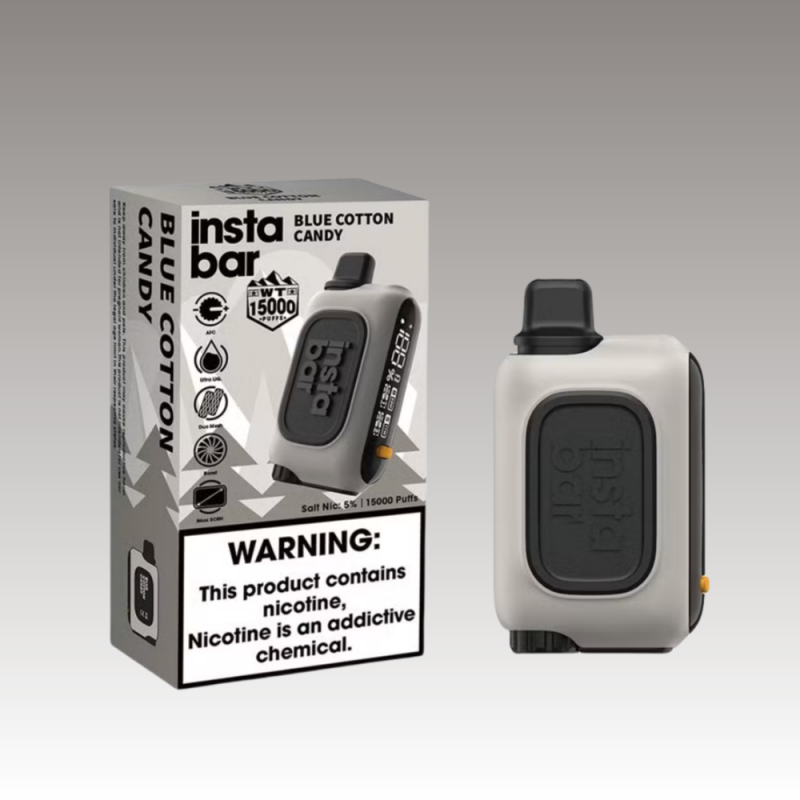 Rechargeable Insta Bar WT15000 Puffs Mesh Coil Disposable Vape 3% Nicotine