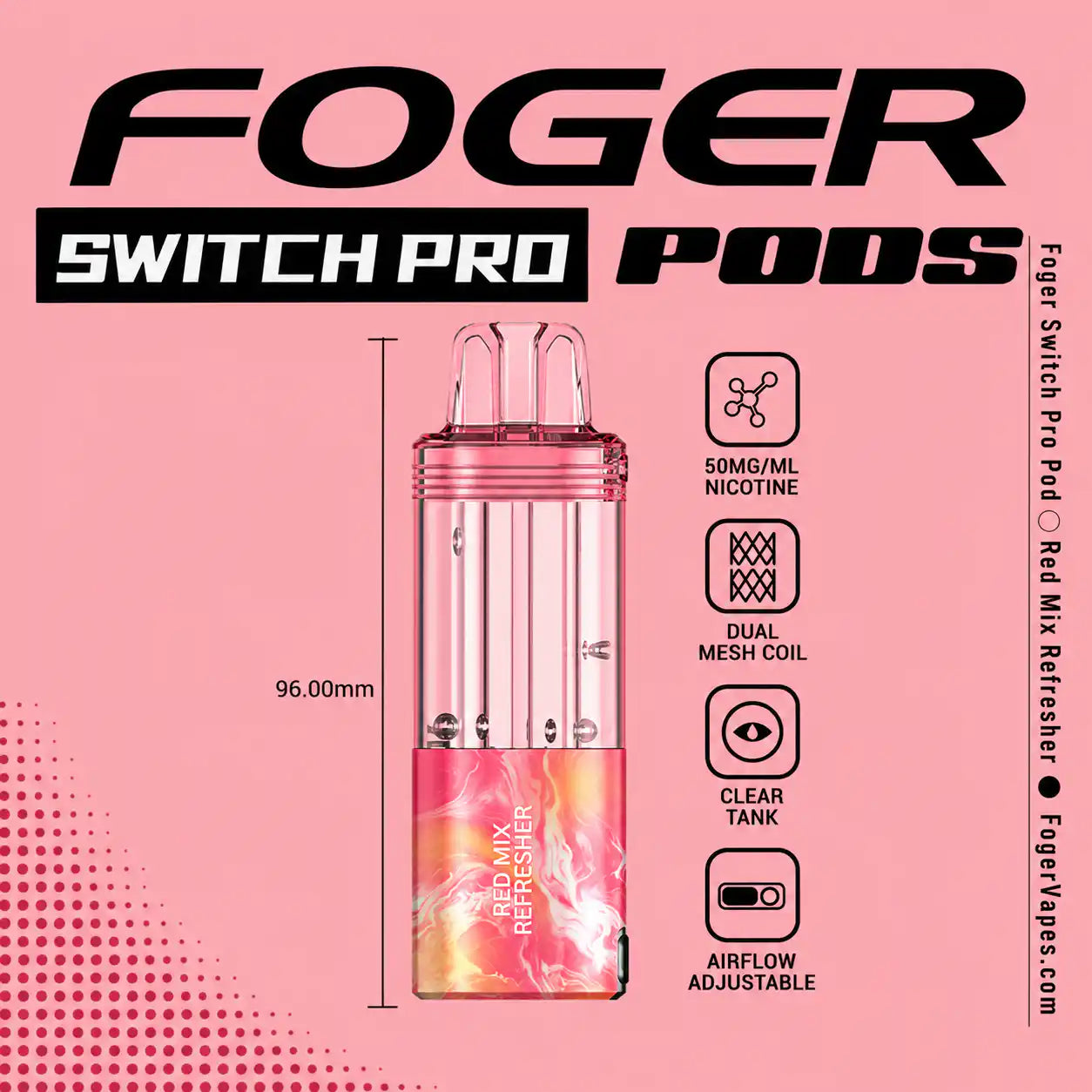 Red Mix Refresher - Foger Switch Pro 30K Disposable Pod