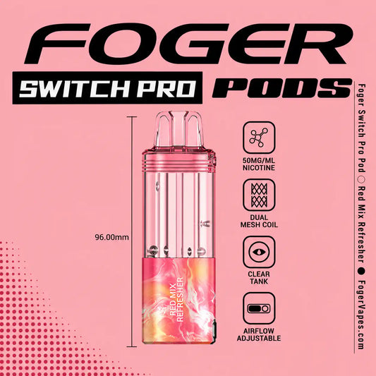 Red Mix Refresher - Foger Switch Pro 30K Disposable Pod