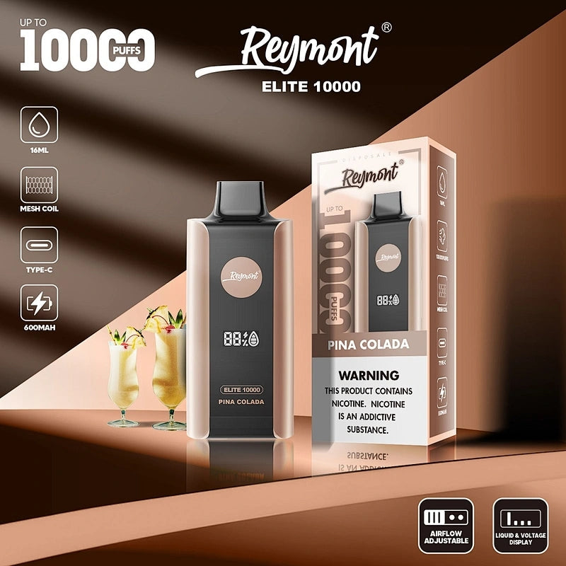 Reymont Vapes 10K Experience High-qualityVaping With Reymont Disposable Vapes 850 Mah 8 Flavors