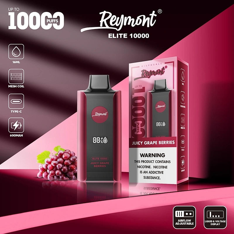 Reymont Vapes 10K Experience High-qualityVaping With Reymont Disposable Vapes 850 Mah 8 Flavors