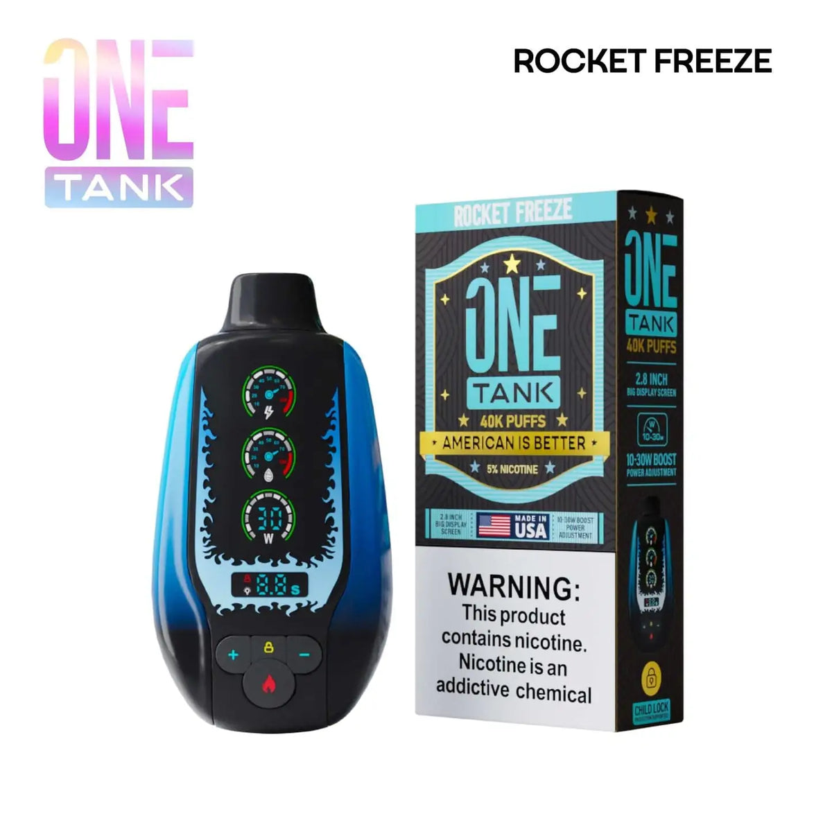 Rocket Freeze - One Tank 40k Disposable Vape