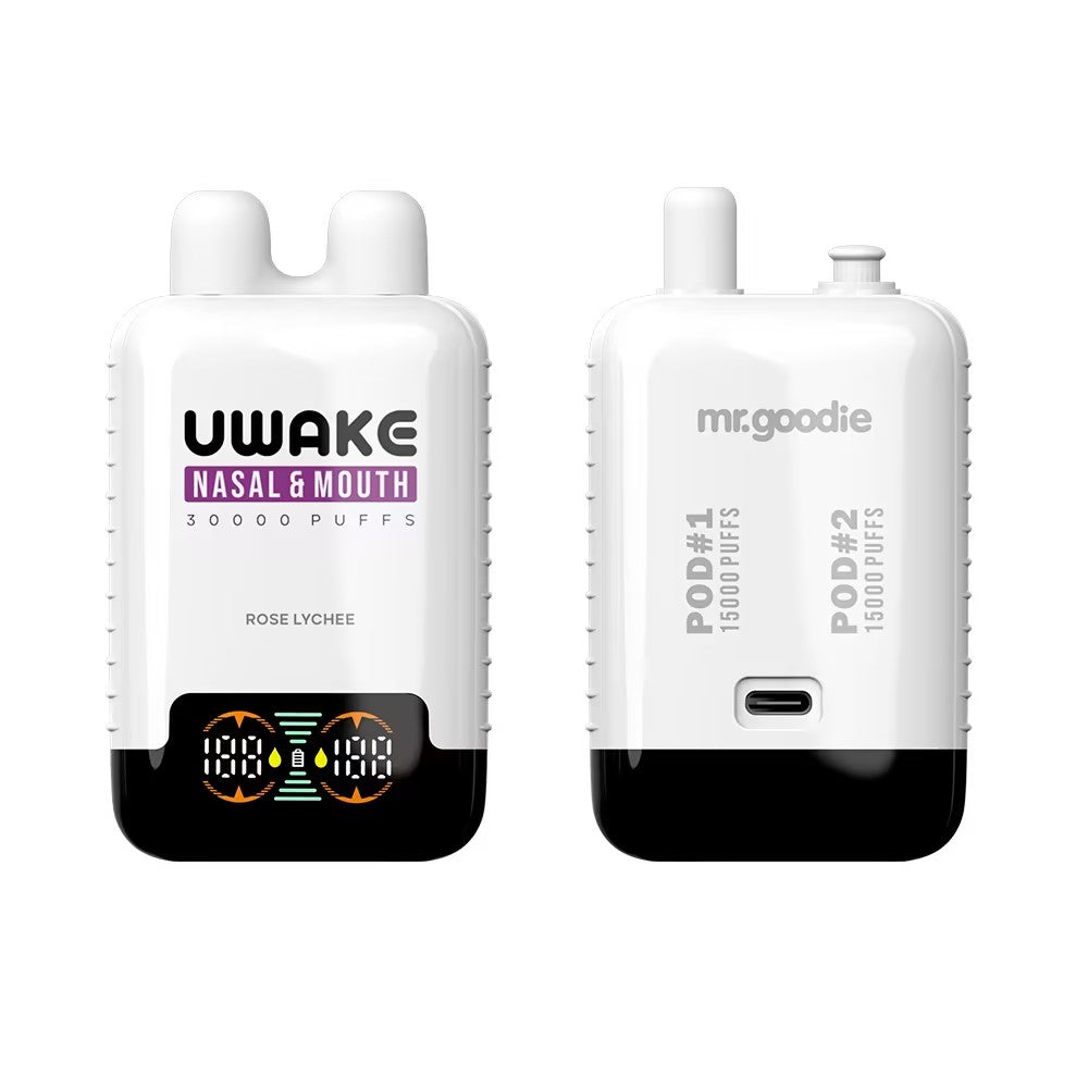 Vap Mod Uwake 30000 Puffs 30K Nasal and MouthDisposable Vape 23ml 12 Flavors