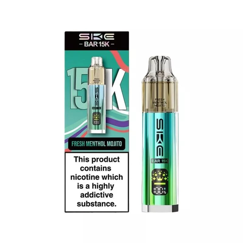 SKE Bar 15K Puff Prefilled & Reusable Pod Kit