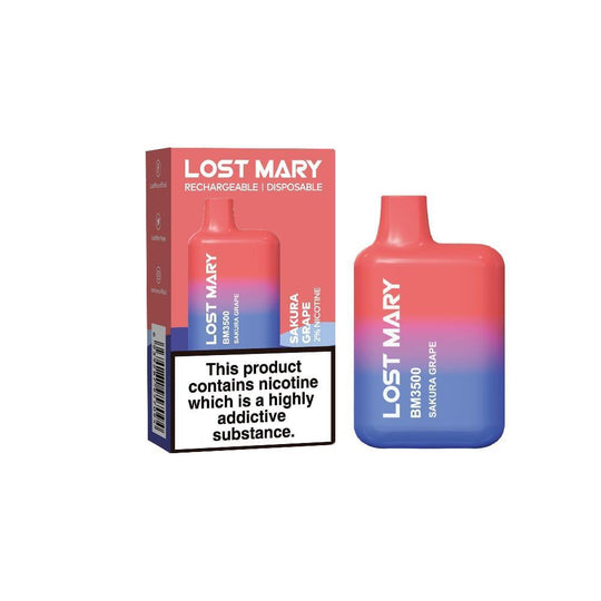 Lost Mary 3500 Puffs Disposable Vapes Pen Bar Box Of 10