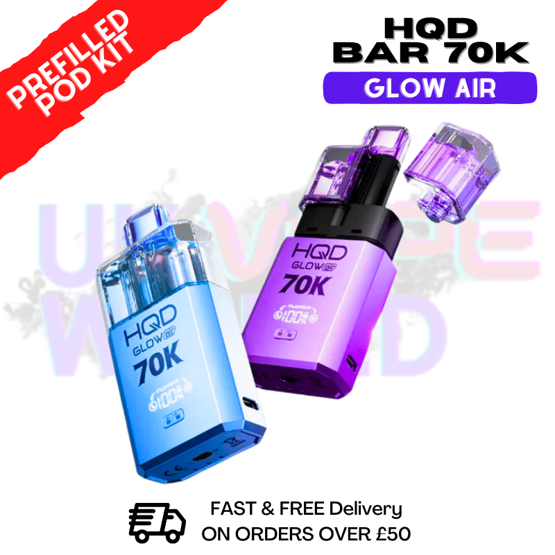 HQD 70K Glow Air 70000 Puffs Prefilled Pod Kit