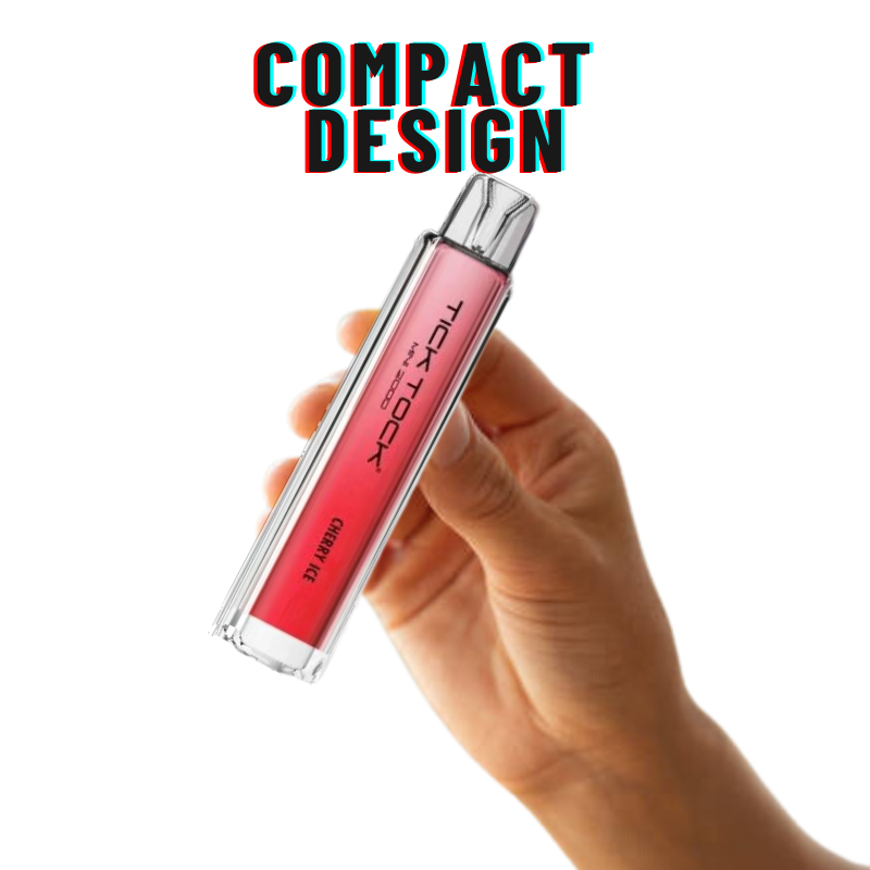 Cherry Ice Tick Tock Mini 2000 Puff Kit