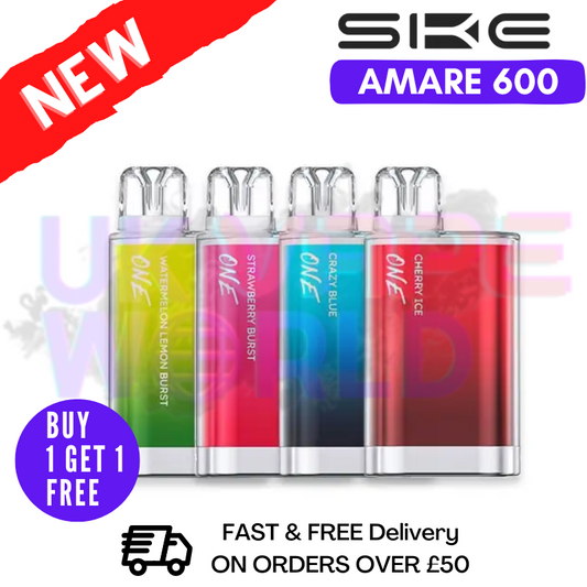 SKE Amare Crystal ONE Bar 600 Züge – 1 kaufen, 1 gratis