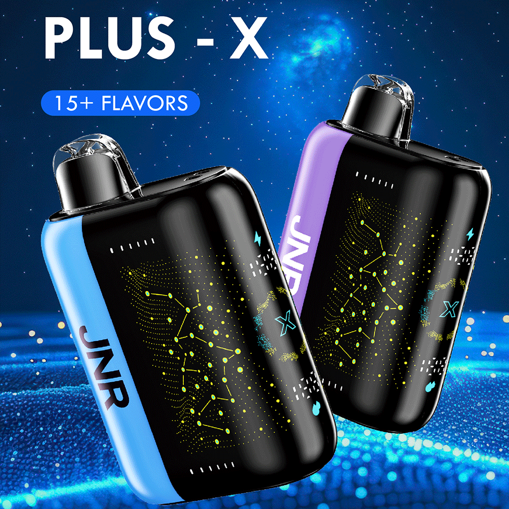 JNR Plus X 26000 26K Puffs Disposable Vape Newest Electronic Cigarette Pod-850mAh Battery, 28ml E-liquid, Multiple Nicotine 15 Flavors