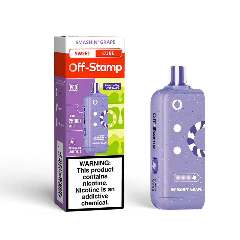 Smashin Grape - Off-Stamp Sweet Cube 25K Disposable Pod