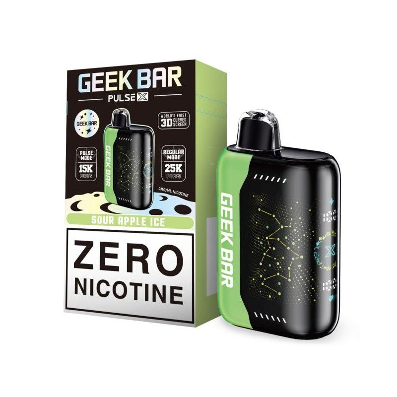 Sour Apple Ice (Zero Nicotine) Geek Bar Pulse X 25000