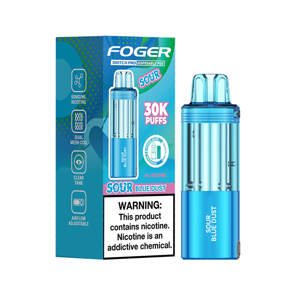 Sour Blue Dust Foger Switch Pro 30K Pod