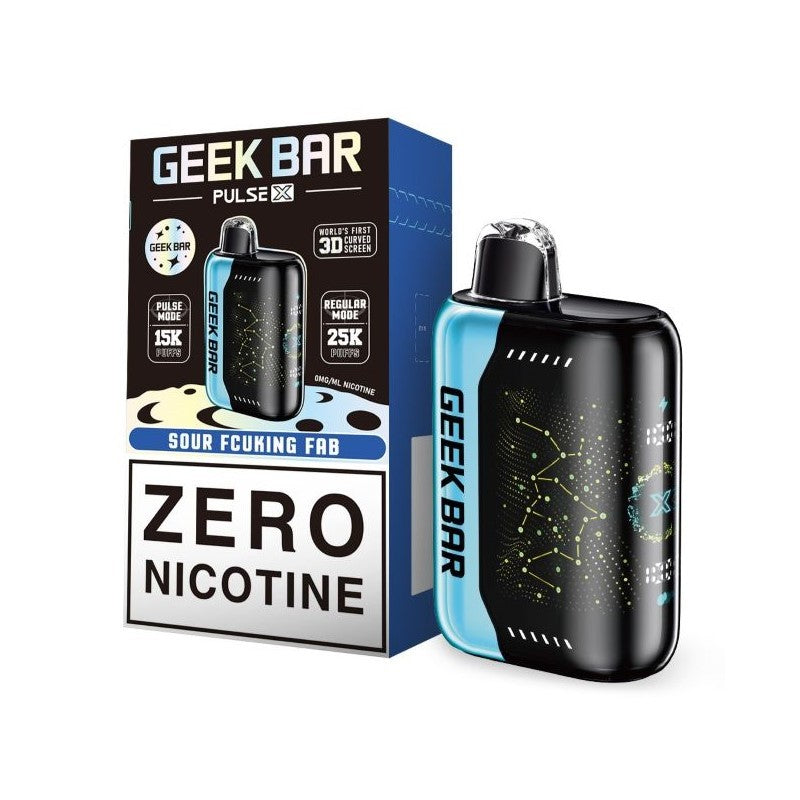 Sour Fcuking Fab (Zero Nicotine) Geek Bar Pulse X 25000