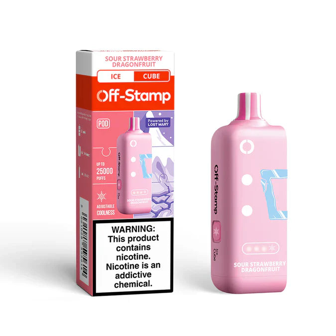 Sour Strawberry Dragonfruit Off Stamp Cube 25K Pod