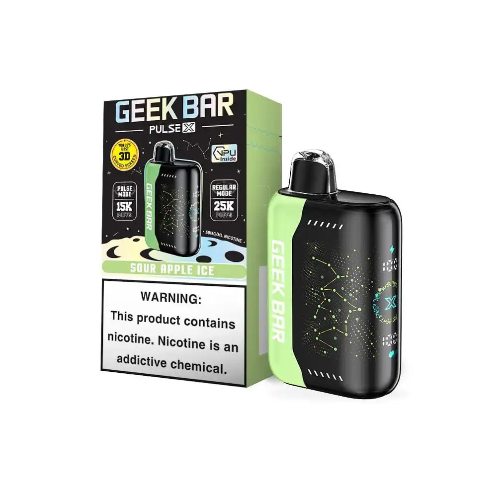 Sour Apple Ice - Geek Bar Pulse X 25K Disposable Vape