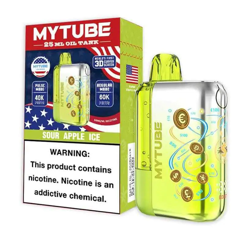 Sour Apple Ice - MyTube Ultra 60k Disposable Vape