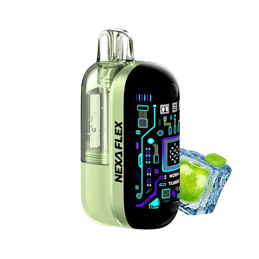 Sour Apple Ice - Nexa Flex Flavor Booster 40k Disposable Vape