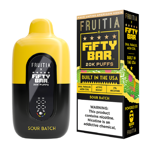 Sour Batch Fruitia x Fifty Bar 20K
