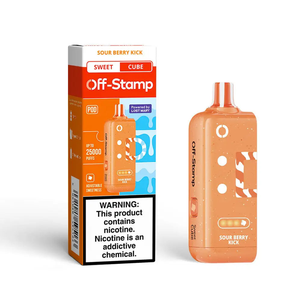 Sour Berry Kick - Off-Stamp Sweet Cube 25K Disposable Pod