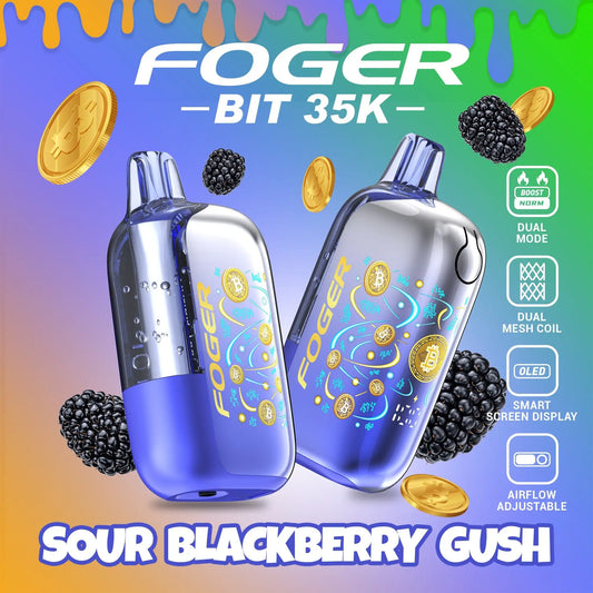 Sour Blackberry Gush - Foger Bit 35k Disposable Vape