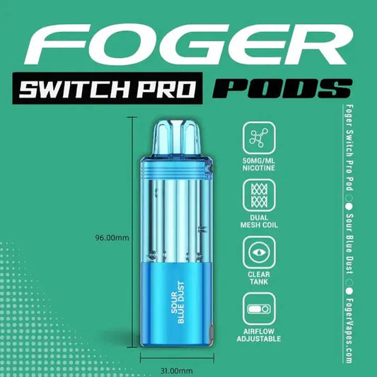 Sour Blue Dust - Foger Switch Pro 30K Disposable Pod