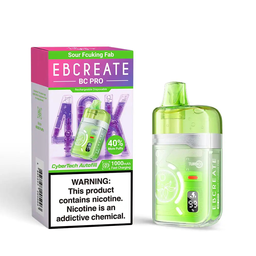 Sour Fcuking Fab - EBCREATE BC Pro 40K Disposable Vape